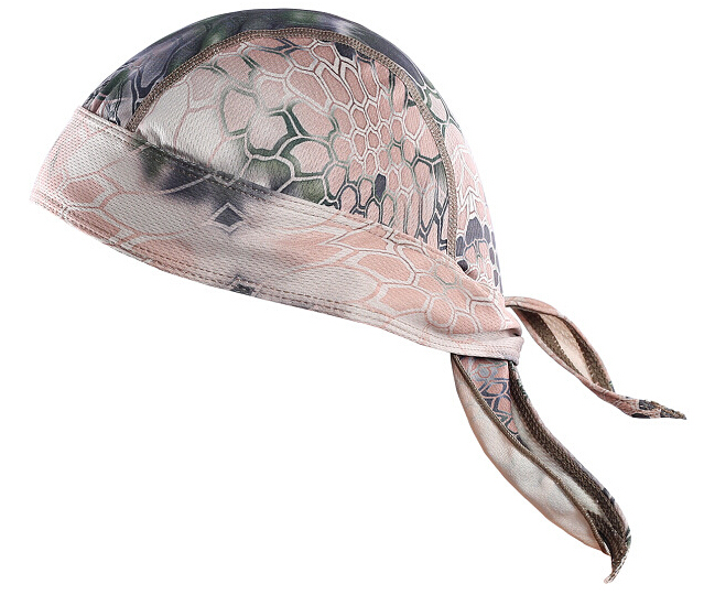 Printed Cyclist Pirate Net Fabric Hat