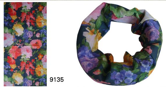 Bandana in Good Designed Flowers in 6 Colors (YT-9121)