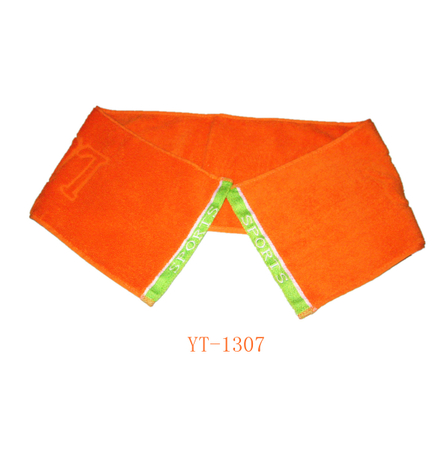 Cotton Terry Sports Towel with Your Specification and Preferred Color (YT-1307)