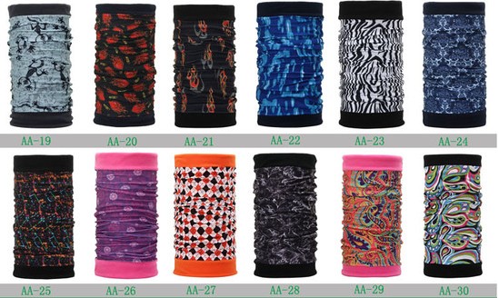 Winter Neck Tube, Polar Fleece, Double Side Printing, Magic Scarf YTQ-AA-19