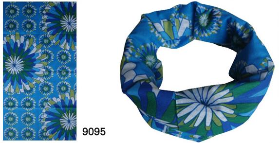 Neck Tubes in 3 Color Flower Design (YT-9120)
