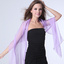 Chiffon Solid Color Long Scarf with Label as YT-PD505BL