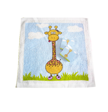 Square Shape Compressed Towel with Deer Printing (YT-659)